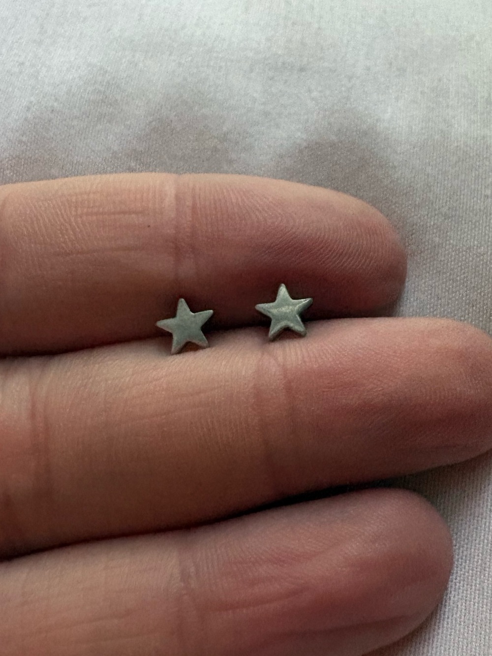 Silver Star Stud Earrings - Women Jewelry